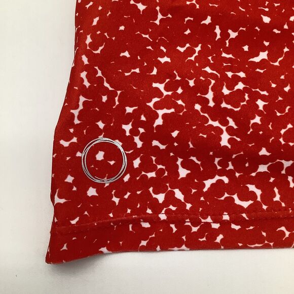 The Bubble Womens Short Sleeve Flutter‎ Tennis Golf Top Red Size Medium NWT - Picture 6 of 9